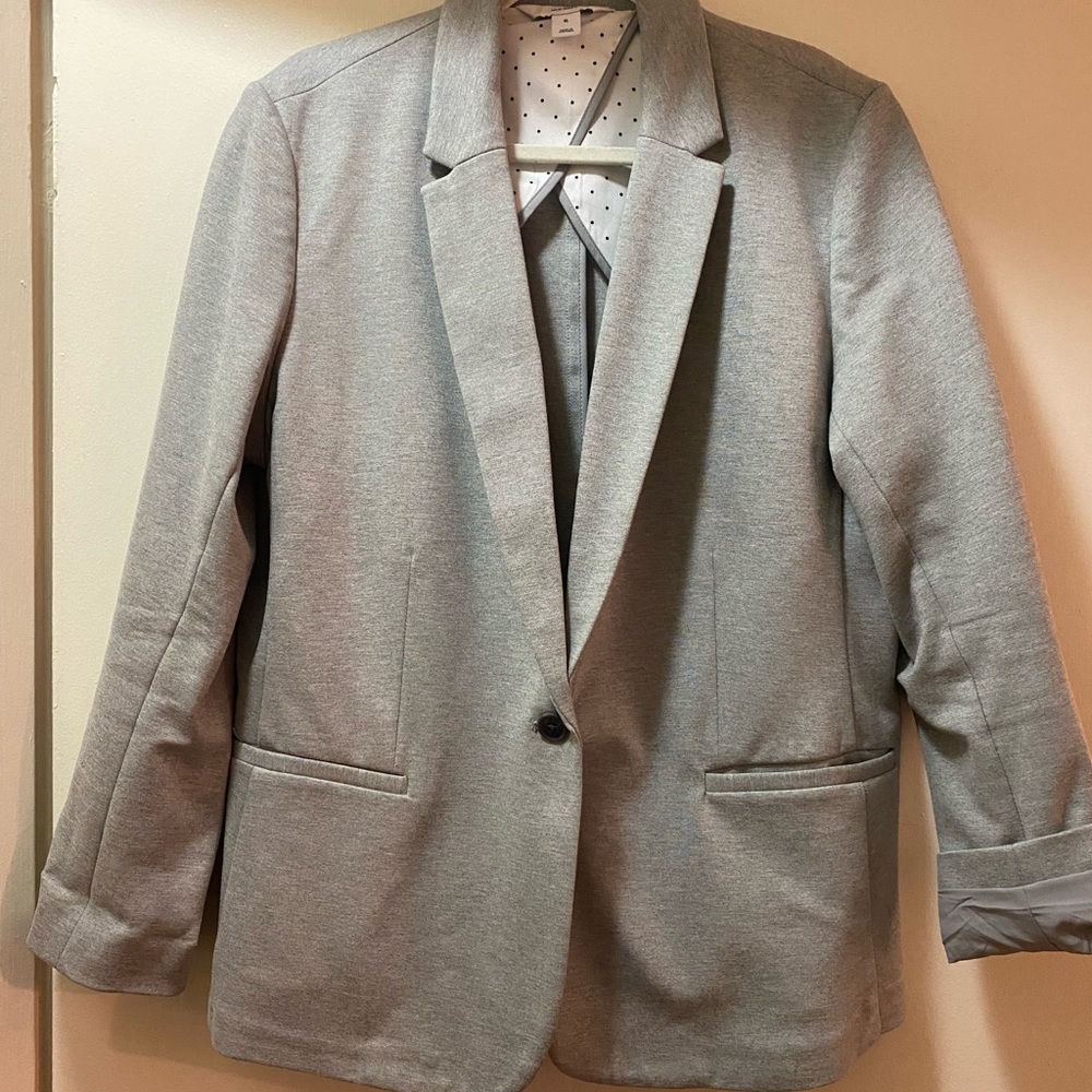 Grey Stretch Blazer